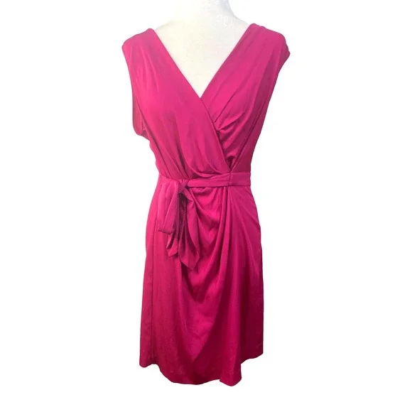 Diane Von Furstenberg Pink Midi Dress - Picture 1 of 13
